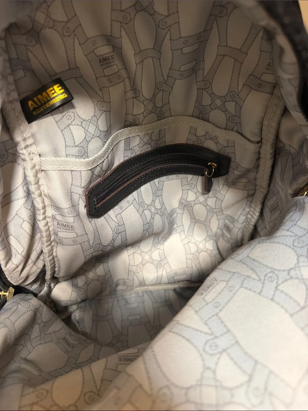 Aimee kestenberg velvet backpack NWOT